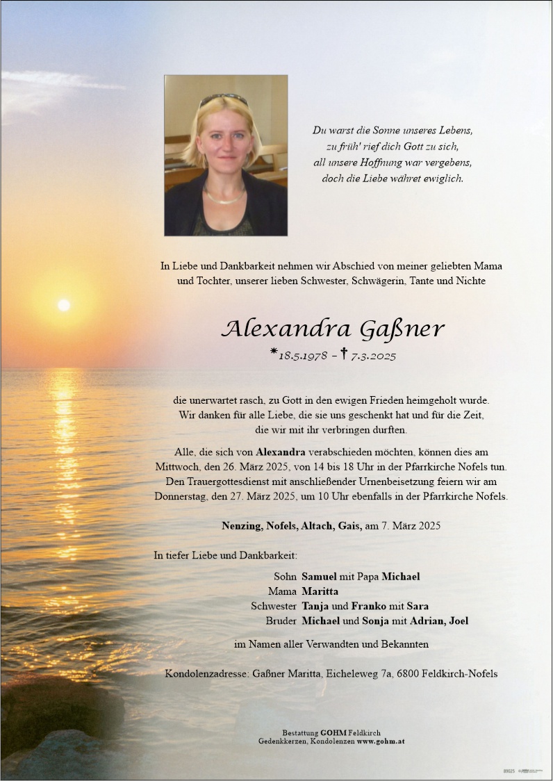 Alexandra Gaßner